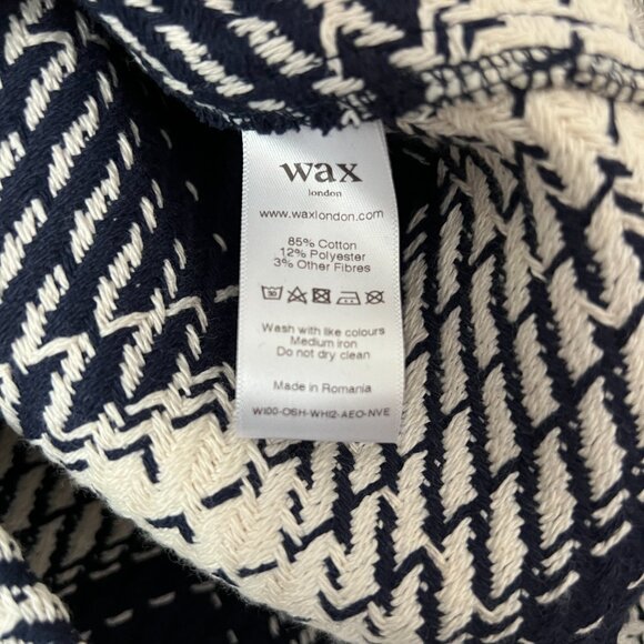 Wax London - Whiting Navy Marine Beatnik Overshirt - Size XS - Picture 5 of 8